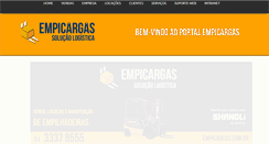 Desktop Screenshot of empicargas.com.br